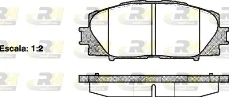 2122400 Гальмівні колодки дискові ROADHOUSE підбір по vin на Brocar