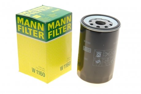 W1160 Фильтр масляный Iveco/VW/Mann G90/ L2000/ M90 MANN підбір по vin на Brocar