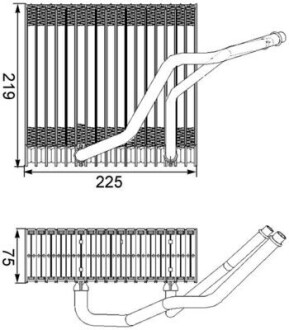 AE38000S PAROWNIK KLIMATYZACJI VW MAHLE / KNECHT підбір по vin на Brocar