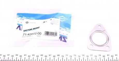 714207200 Прокладка труби вихлопної Fiat Ducato/Doblo 2.0D Multijet 10- VICTOR REINZ підбір по vin на Brocar