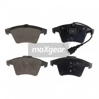 191897 Комплект гальмівних колодок, дискове гальмо MAXGEAR підбір по vin на Brocar