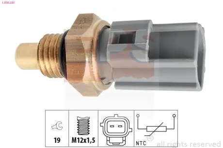1830281 Датчик температури 323,323F,626 2.0 98-,Mazda 3,6,Opel Astra H,Ford Transit 2.2/2.4TDCi 06-,Toyota EPS підбір по vin на Brocar
