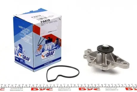 PA819 Помпа воды Smart Fortwo/City-Coupe/Roadster/Cabrio 0.6/0.7i/0.8CDI 98- (B/B) (6 лоп) GRAF подбор по vin на Brocar