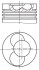 Поршень ДВС Audi. VW 1.9TDi 1Z/AFN  =79.5 1.75x2x3 std 1/2cyl  95> 030 40 00