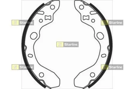 BC07910 Тормозные колодки к-кт. STARLINE подбор по vin на Brocar