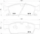 Тормозные колодки к-кт. P37 017