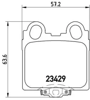 P83045 Гальмівні колодки дискові BREMBO підбір по vin на Brocar