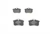 0986494399 Комплект гальмівних колодок (задніх) VW Caddy III 04-/Peugeot 308 07-/Citroen C4 04- BOSCH підбір по vin на Brocar