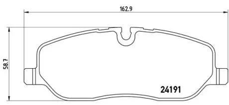P44014 Тормозные колодки к-кт. BREMBO підбір по vin на Brocar