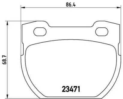 P44006 Гальмівні колодки дискові BREMBO підбір по vin на Brocar