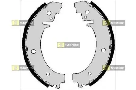 BC00730 Тормозные колодки к-кт. STARLINE підбір по vin на Brocar
