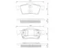 BDS253 Тормозные колодки к-кт. STARLINE підбір по vin на Brocar