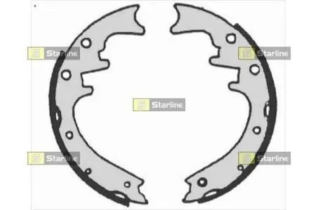 BC07205 Тормозные колодки к-кт. STARLINE подбор по vin на Brocar