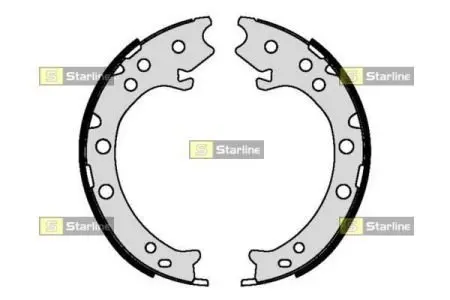 BC09420 Гальмівні колодки барабанні STARLINE підбір по vin на Brocar