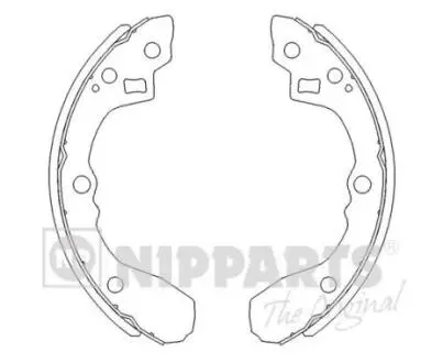 J3500321 Тормозные колодки к-кт. NIPPARTS подбор по vin на Brocar