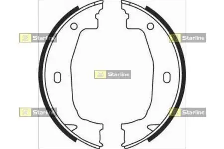BC08100 Тормозные колодки к-кт. STARLINE подбор по vin на Brocar