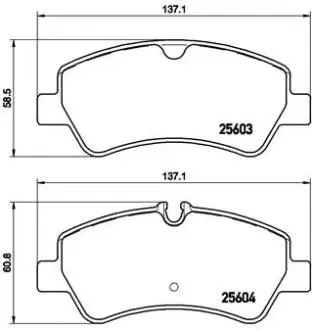 P24160 Тормозные колодки к-кт. BREMBO подбор по vin на Brocar
