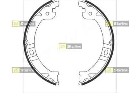 BC08950 Гальмівні колодки барабанні STARLINE підбір по vin на Brocar