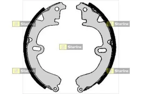 BC05860 Тормозные колодки к-кт. STARLINE подбор по vin на Brocar