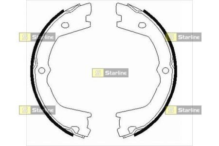 BC09080 Тормозные колодки к-кт. STARLINE подбор по vin на Brocar