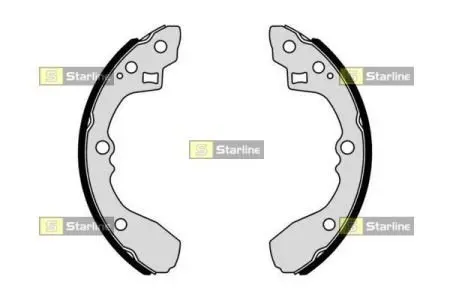 BC01054 Тормозные колодки к-кт. STARLINE подбор по vin на Brocar