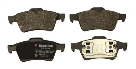 BDS829P Тормозные колодки к-кт. STARLINE подбор по vin на Brocar