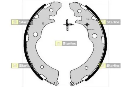 BC05690 Тормозные колодки к-кт. STARLINE підбір по vin на Brocar