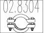 Хомут вихлопної системи 02.8304
