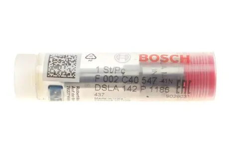 F002C40547 Накінечник форсунки BOSCH підбір по vin на Brocar