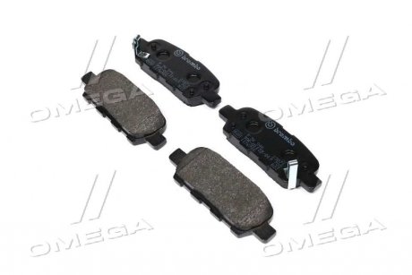 P56046 Колодки тормозные (задние) Renault Koleos/Nissan Juke/Qashqai/X-Trail/Suzuki 08- (Akebono) BREMBO подбор по vin на Brocar