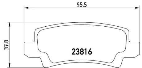 P83065 Гальмівні колодки дискові BREMBO підбір по vin на Brocar
