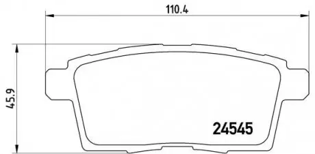 P49041 Тормозные колодки к-кт. BREMBO подбор по vin на Brocar