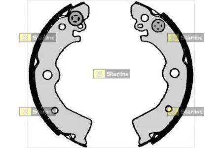 BC07030 Тормозные колодки к-кт. STARLINE подбор по vin на Brocar