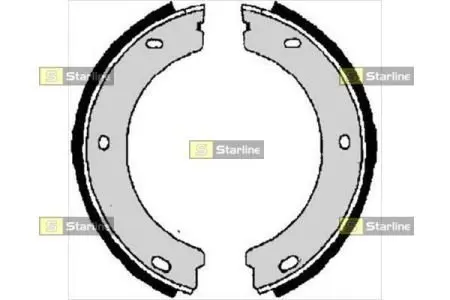 BC06400 Тормозные колодки к-кт. STARLINE подбор по vin на Brocar