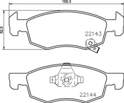 P59084 Тормозные колодки к-кт. BREMBO подбор по vin на Brocar