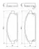 0986424715 Колодки гальмівні (передні) Nissan X-Trail 01-13/Pathfinder 95-05 BOSCH підбір по vin на Brocar