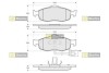 Тормозные колодки к-кт. BD S105
