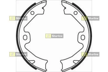BC08140 Гальмівні колодки барабанні STARLINE підбір по vin на Brocar