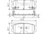 Колодки тормозные (задние) Hyundai Terracan 01-06 J3610511