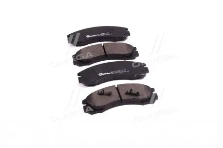 P61089 Гальмівні колодки дискові BREMBO підбір по vin на Brocar