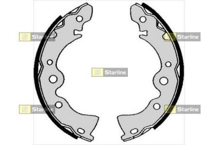 BC04870 Тормозные колодки к-кт. STARLINE підбір по vin на Brocar
