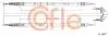 Трос ручного гальма зад. L 1774/1749 Opel Zafira 1.6/1.8/2.0/2.2/1.7CDTi/1.9CDTi 05> 11.5867