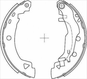 BC04925 Гальмівні колодки барабанні STARLINE підбір по vin на Brocar