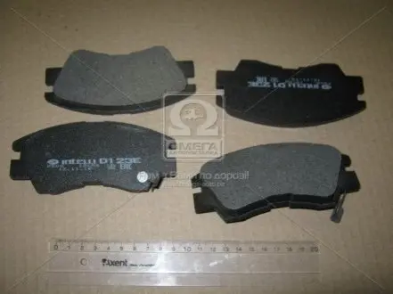 D123E Гальмівні колодки дискові DAFMI / INTELLI підбір по vin на Brocar