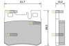 Гальмівні колодки дискові BD S385