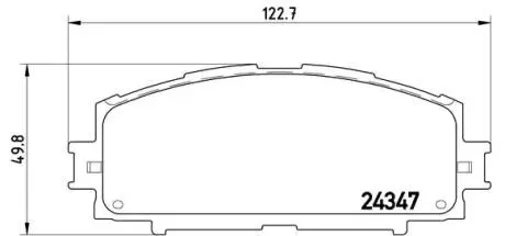 P83086 Колодки гальмівні дискові BREMBO підбір по vin на Brocar