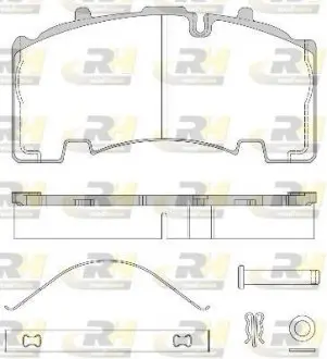 2155580 КМП гальмівних колодок ROADHOUSE підбір по vin на Brocar
