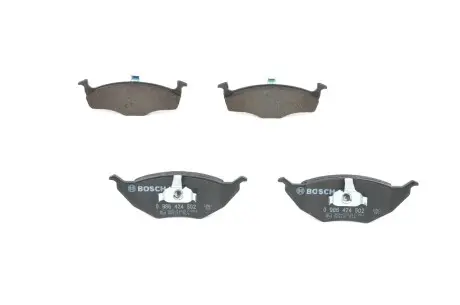 0986424502 Комплект тормозных колодок, дисковый тормоз BOSCH підбір по vin на Brocar