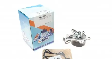 PA1132 Помпа воды Toyota Auris/Corolla/Yaris/Verso S/Urban Cruiser 1.4D-4D 08-17 (B/B) (7 лоп) GRAF подбор по vin на Brocar