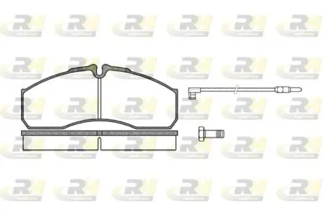 265112 КМП гальмівних колодок ROADHOUSE підбір по vin на Brocar